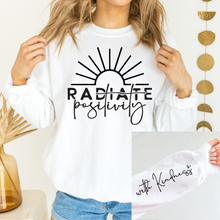 Load image into Gallery viewer, Radiate Positivity Graphic Sweatshirt