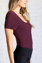 Load image into Gallery viewer, They&#39;re Not Like Us Square Neck Bodysuit in Cassis