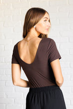 Load image into Gallery viewer, They&#39;re Not Like Us Square Neck Bodysuit in Espresso