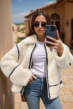 Load image into Gallery viewer, Ivy Zip Up Long Sleeve Sherpa Jacket