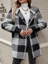 Load image into Gallery viewer, Buffy Buffalo Plaid Hooded Coat