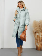 Load image into Gallery viewer, KAILEY Long Sleeve Longline Hooded Winter Coat