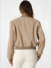 Load image into Gallery viewer, Ella Pocketed Snap Down Baseball Collar Jacket