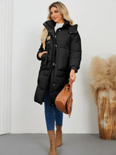 Load image into Gallery viewer, KAILEY Long Sleeve Longline Hooded Winter Coat