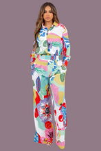 Load image into Gallery viewer, In Full Bloom Two-Piece Pants Set