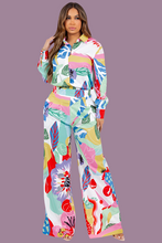 Load image into Gallery viewer, In Full Bloom Two-Piece Pants Set