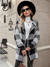 Load image into Gallery viewer, Buffy Buffalo Plaid Hooded Coat