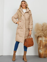 Load image into Gallery viewer, KAILEY Long Sleeve Longline Hooded Winter Coat