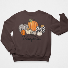 Load image into Gallery viewer, Hey Pumpkin Graphic Sweatshirt