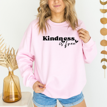 Load image into Gallery viewer, Kindness Is Free Graphic Sweatshirt