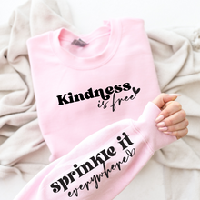 Load image into Gallery viewer, Kindness Is Free Graphic Sweatshirt