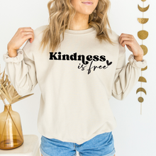 Load image into Gallery viewer, Kindness Is Free Graphic Sweatshirt