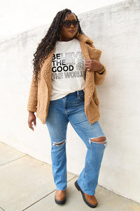 Cre8ed2luv's "Believe There Is Good In The World" Short Sleeve Tee